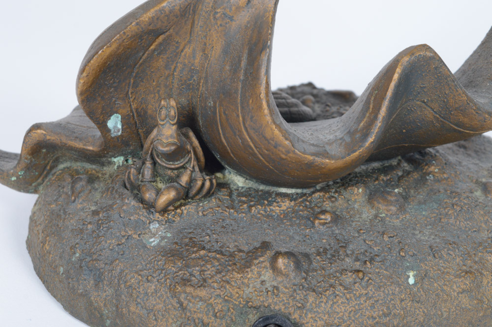 Disney "The Little Mermaid" Cast Bronze Lamp