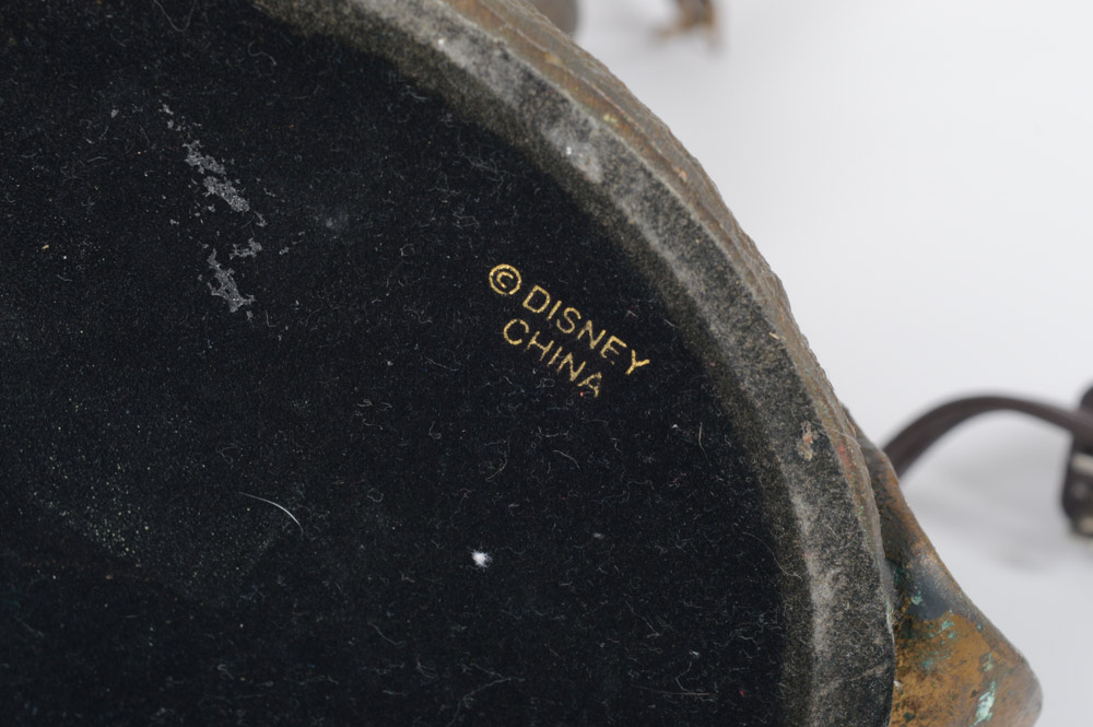 Disney "The Little Mermaid" Cast Bronze Lamp