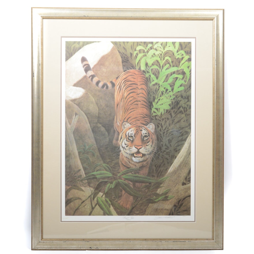 John Ruthven Signed Limited Edition Print "Bengal Tiger"