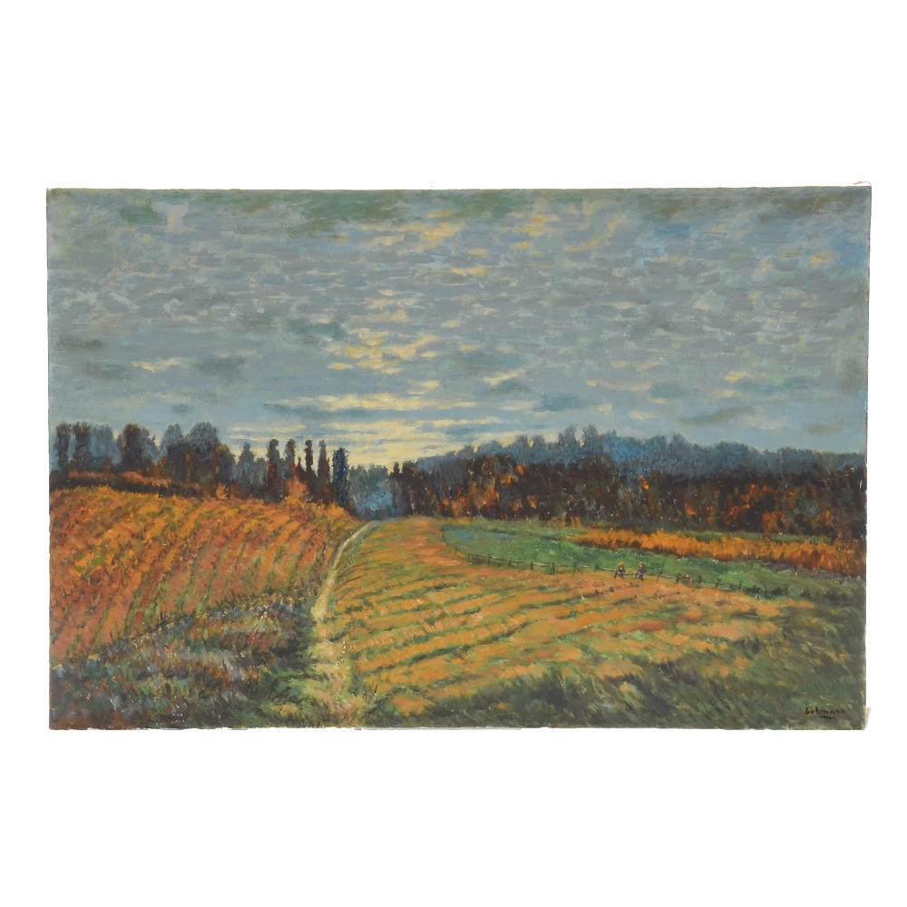 Robert Lahmann Original Oil Painting of a Landscape