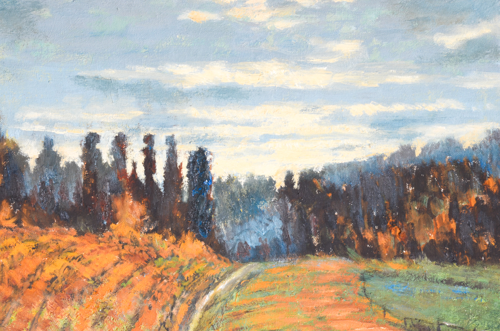 Robert Lahmann Original Oil Painting of a Landscape