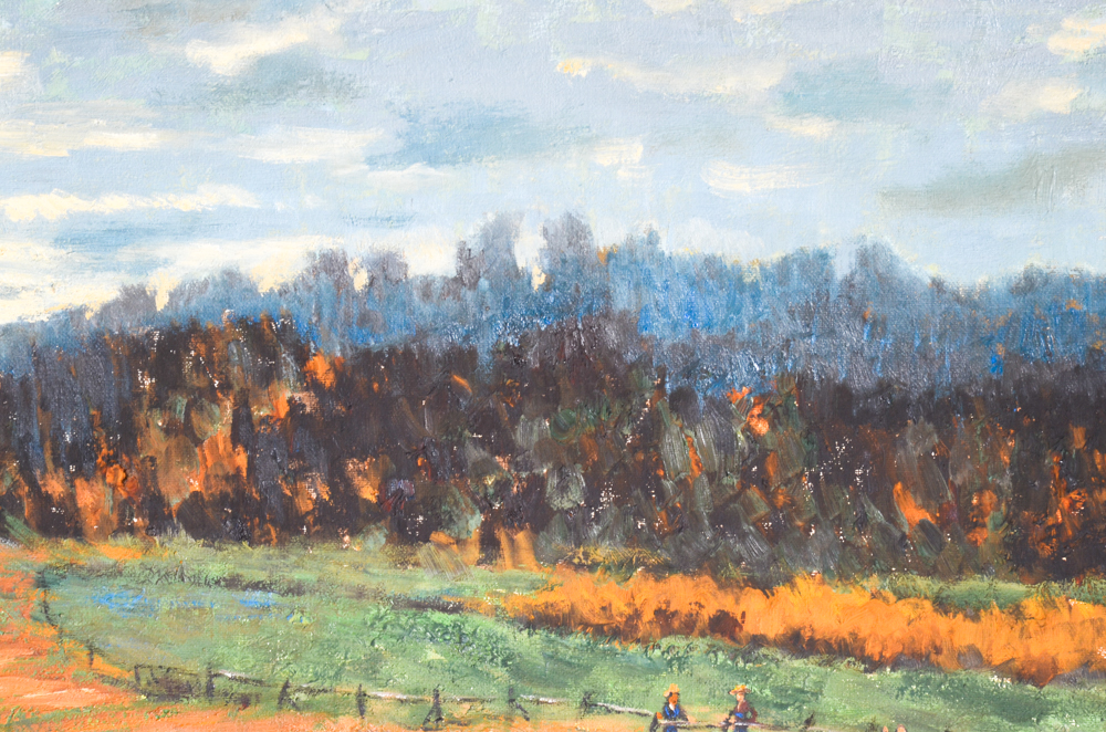 Robert Lahmann Original Oil Painting of a Landscape