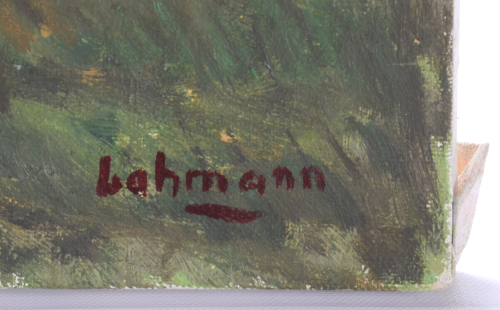 Robert Lahmann Original Oil Painting of a Landscape