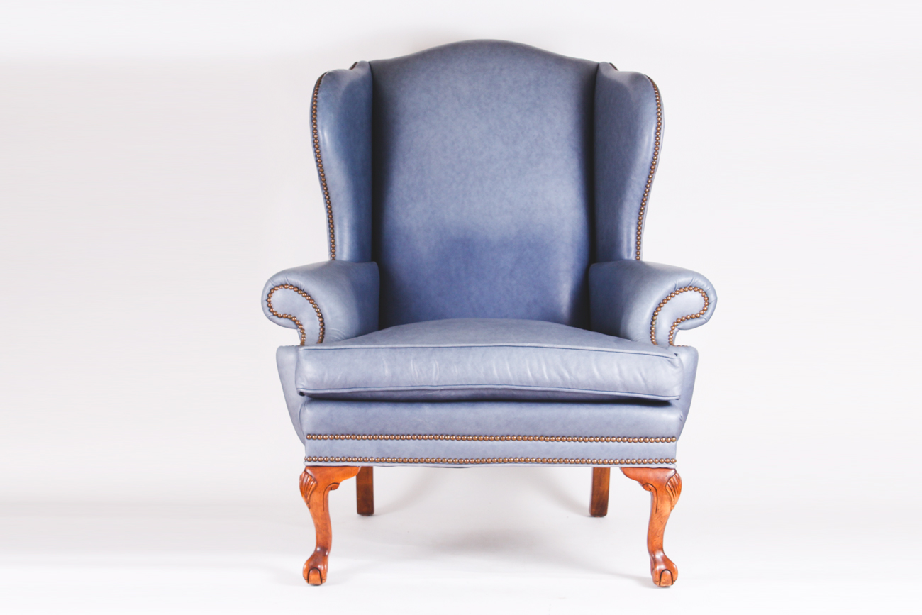 Vintage Ethan Allen Wingback Armchair