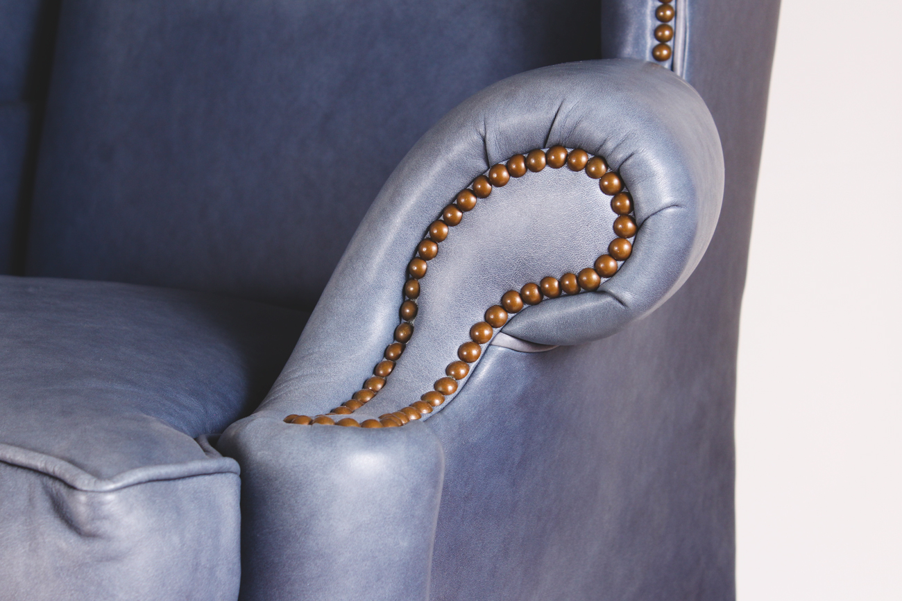 Vintage Ethan Allen Wingback Armchair