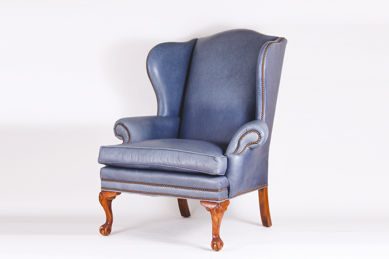 Vintage Ethan Allen Wingback Armchair