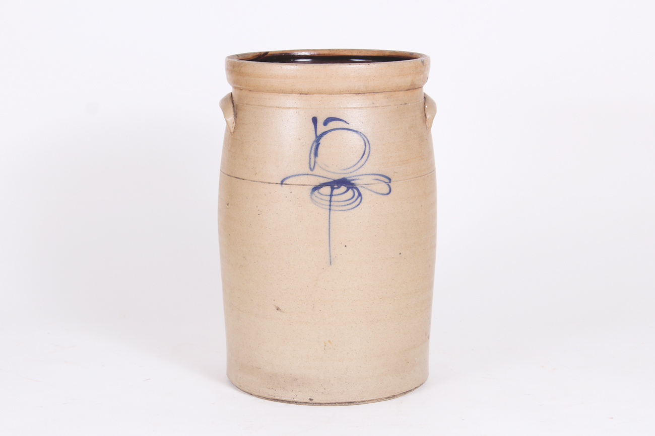 Pair of Antique Red Wing "Bee Sting" Crocks