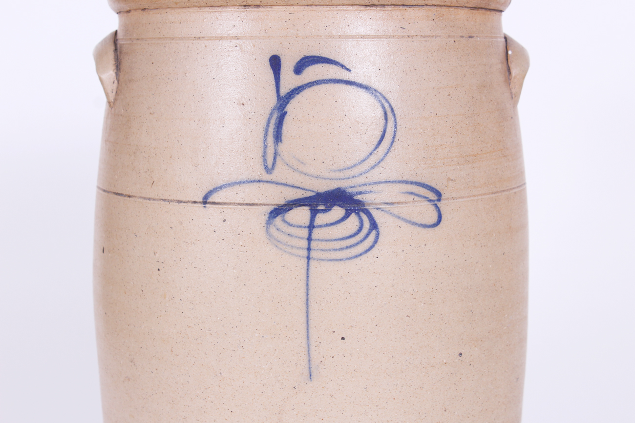 Pair of Antique Red Wing "Bee Sting" Crocks