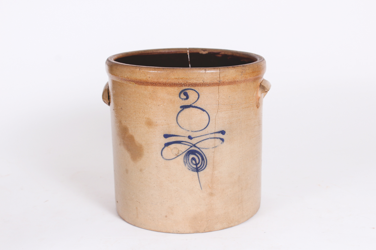 Pair of Antique Red Wing "Bee Sting" Crocks