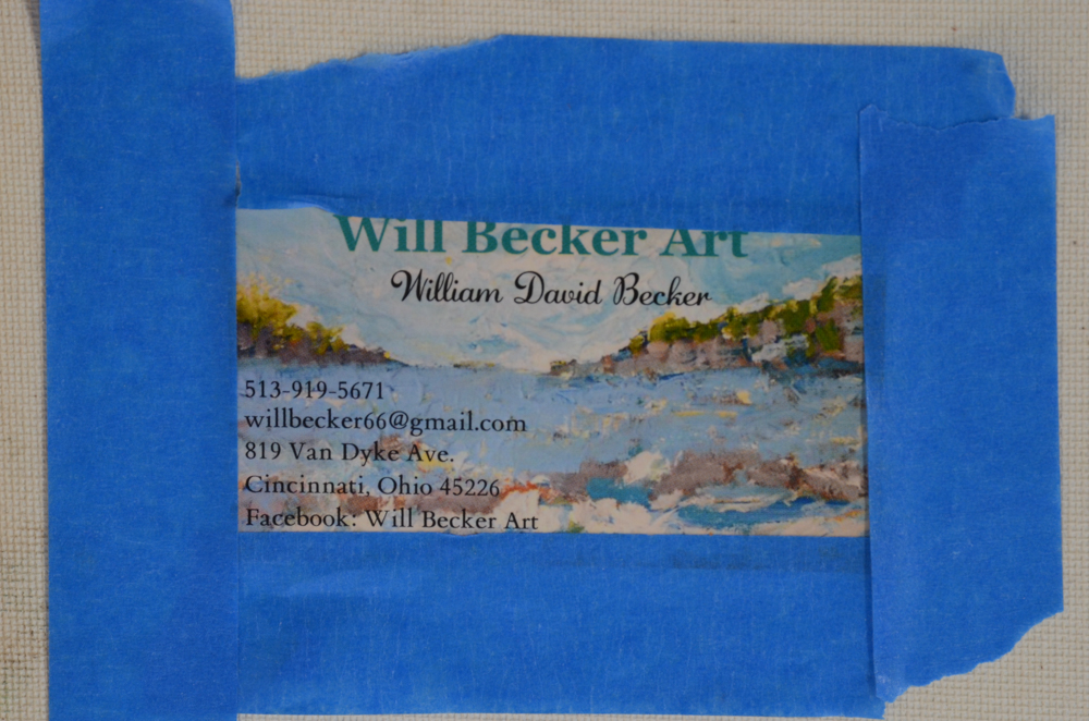 Will Becker Acrylic Painting on Canvas "Winter Pond"