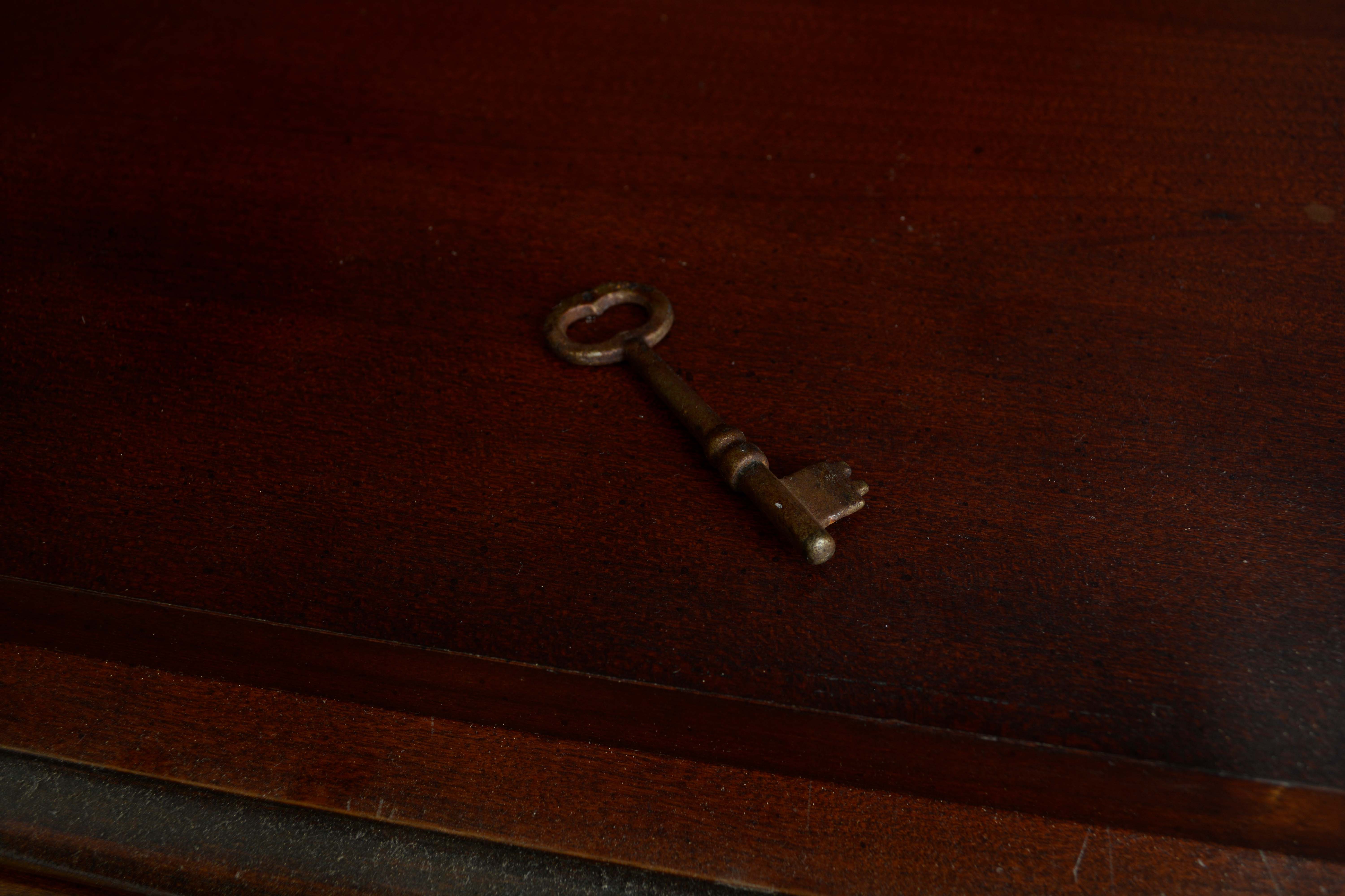 Vintage Colonial Style Maple Hutch with Secretary