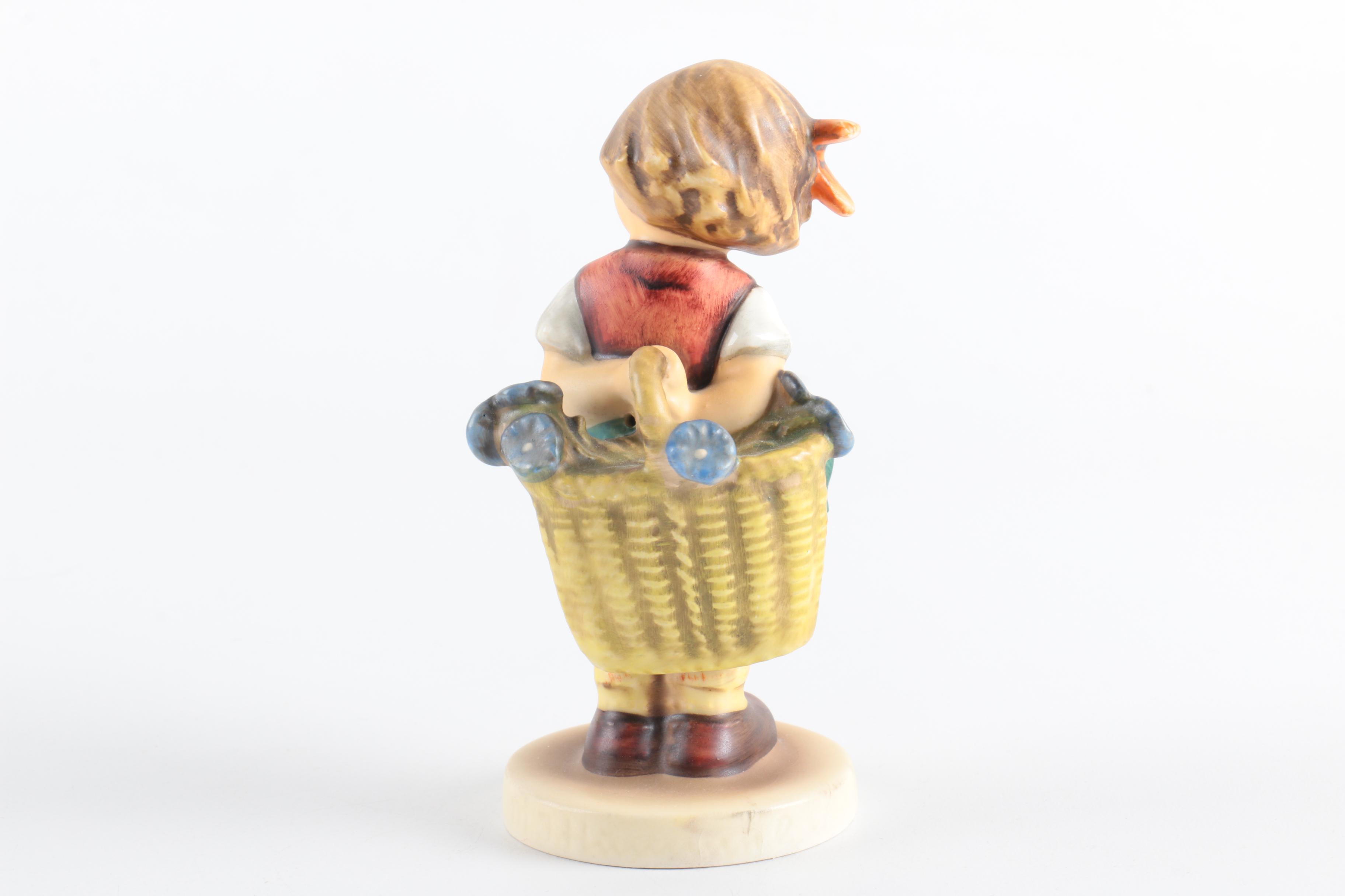 M.I. Hummel Figurines "Telling Her Secret" and Bashful"