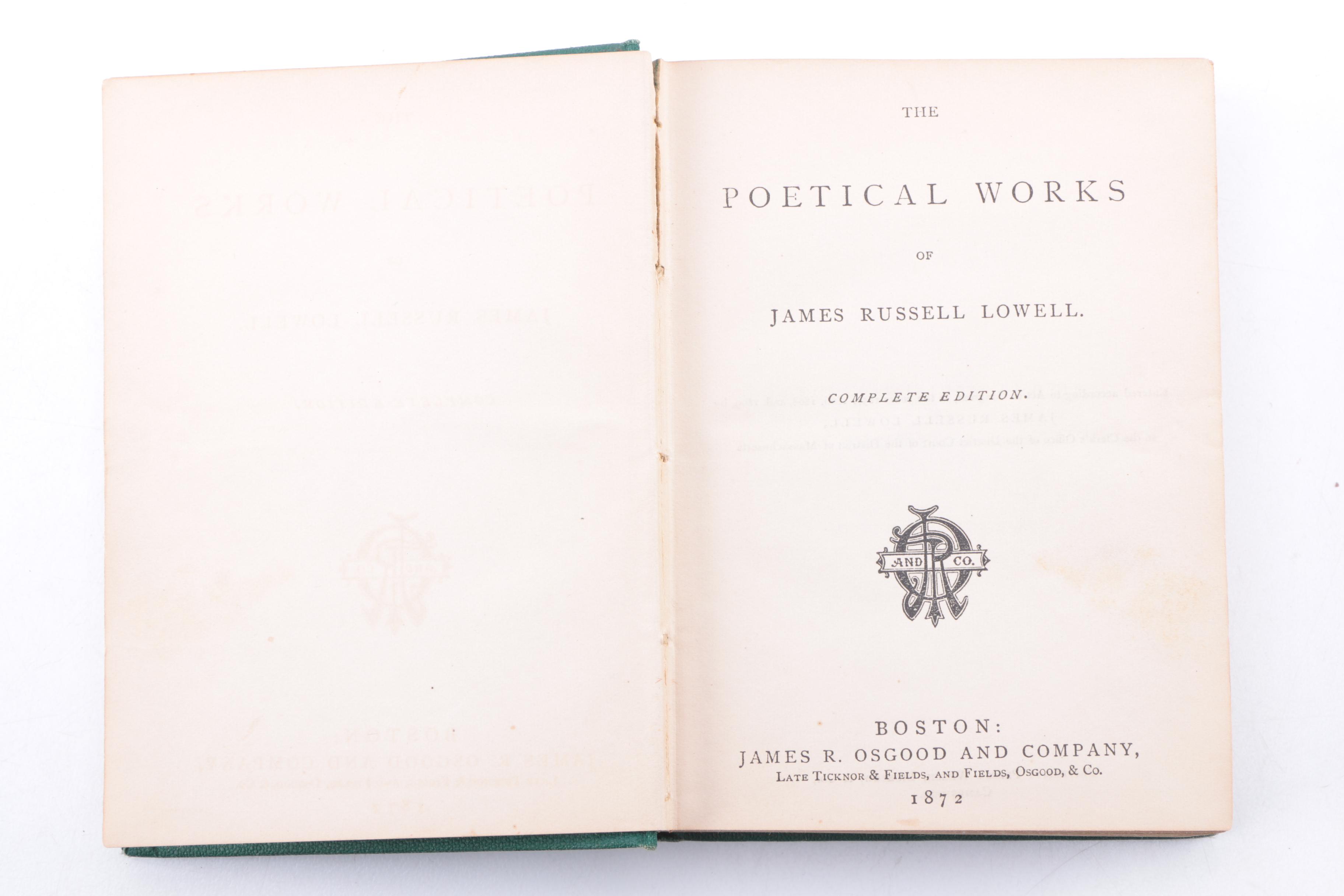 Vintage Books of Poetry