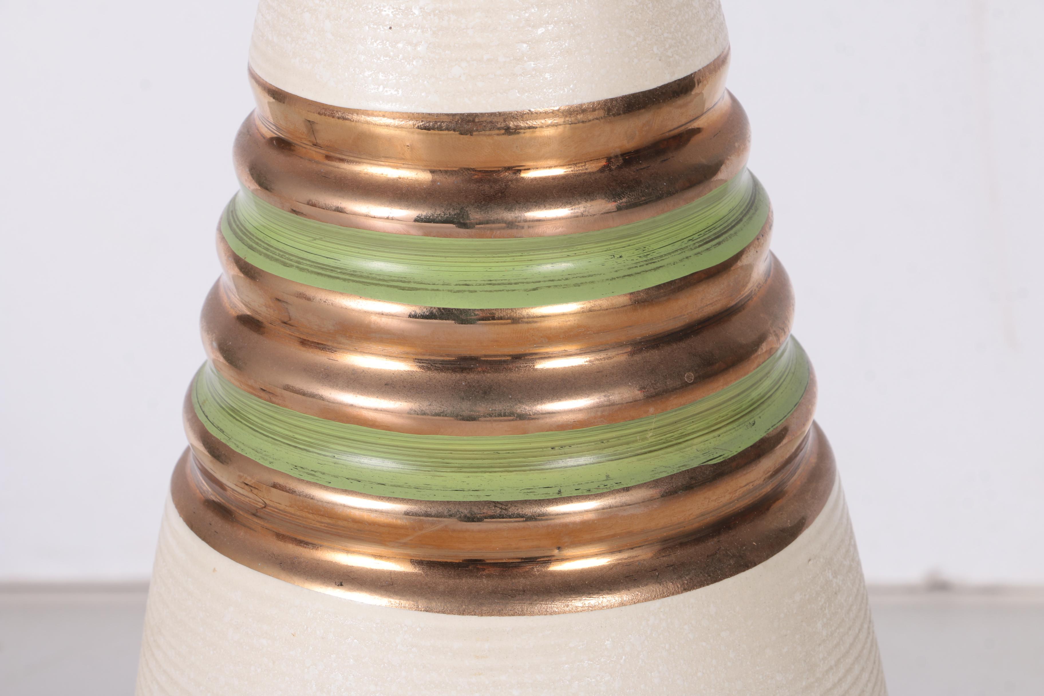 Vintage Mid Century Modern Ceramic Table Lamp