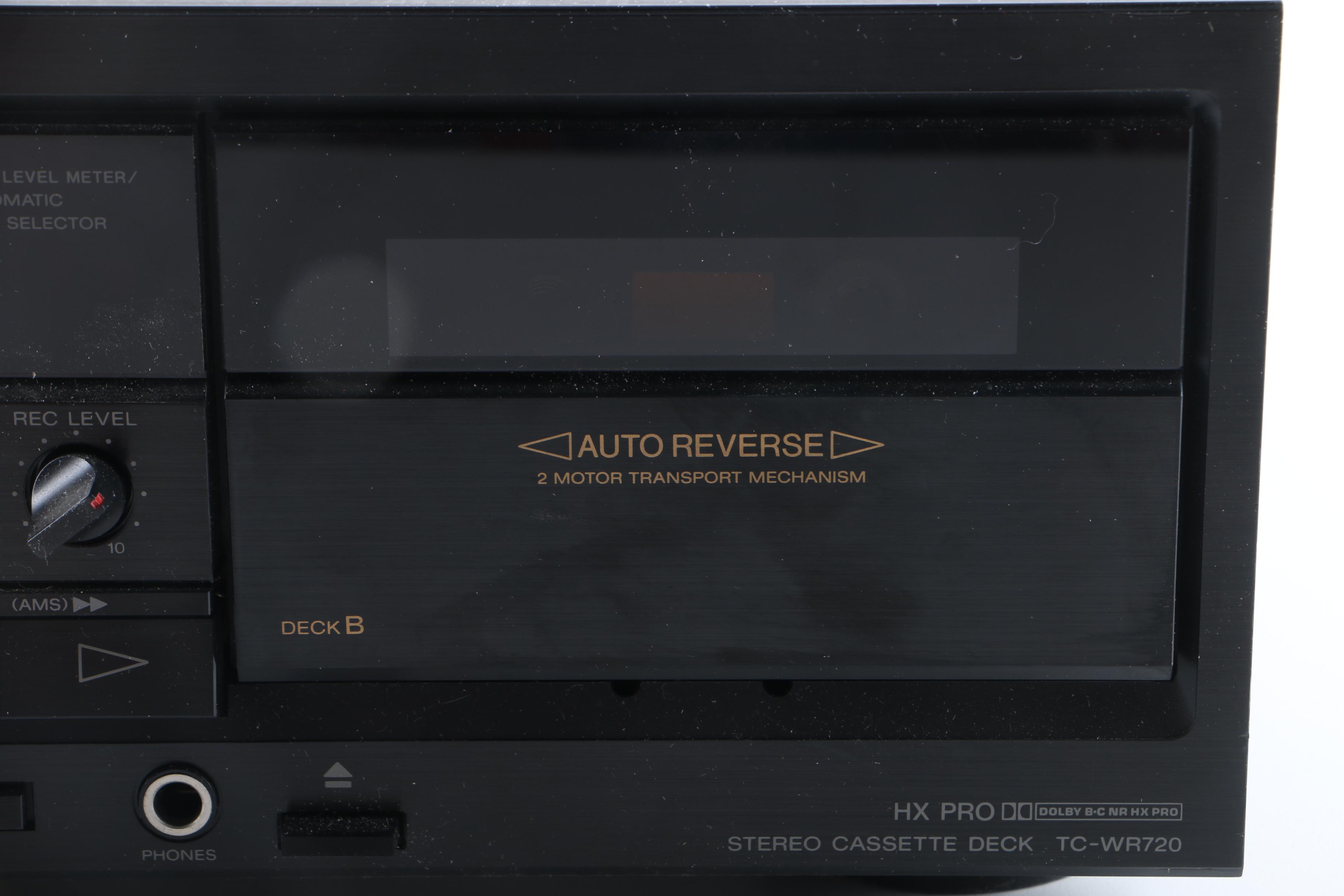 Vintage Sony Dual Cassette Deck