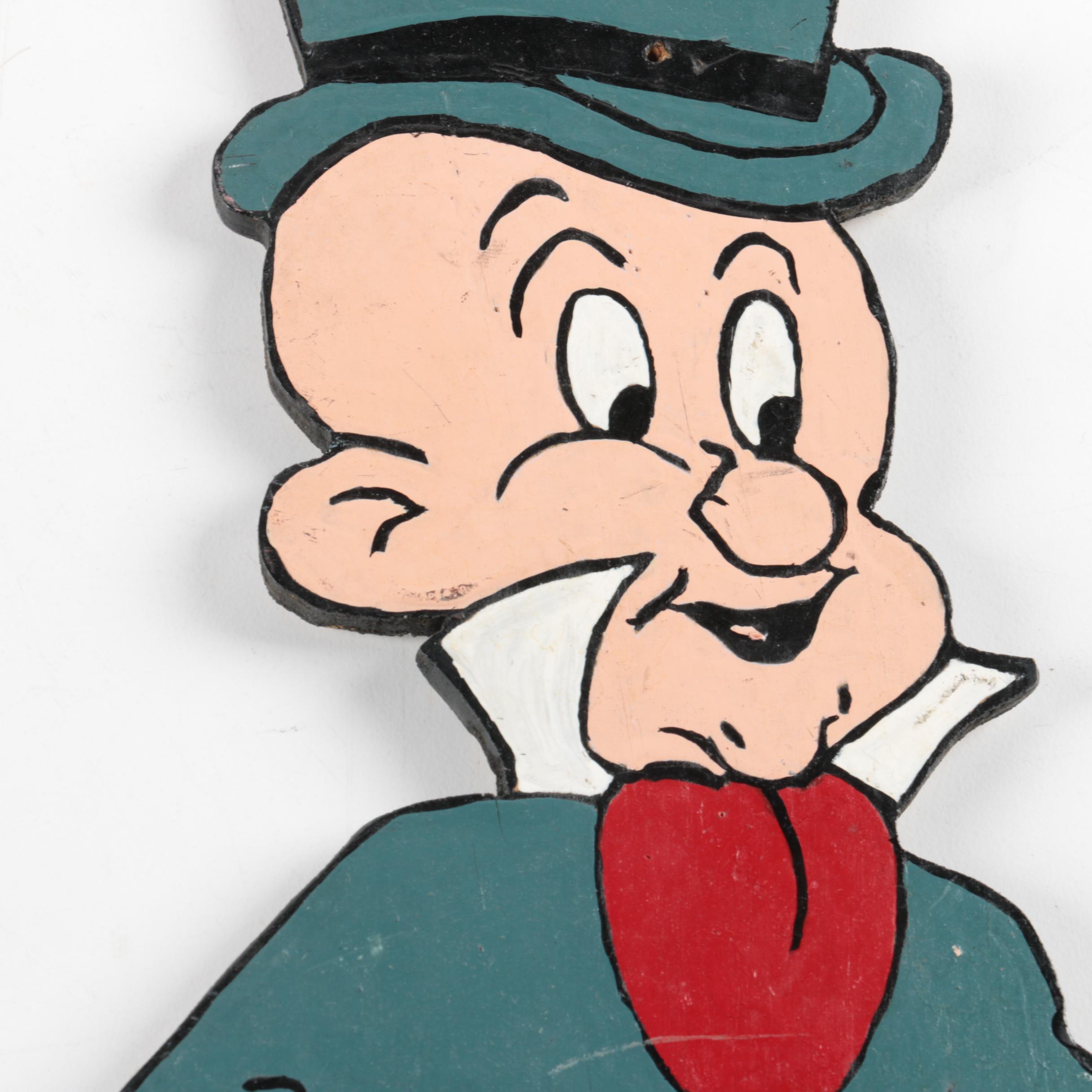 Wood Cartoon Character Cut-Outs