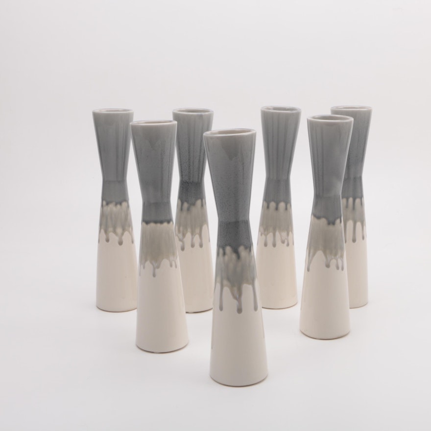 Set of Contemporary Stoneware Vases