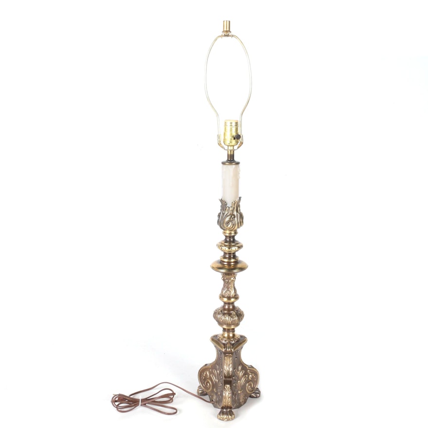 Baroque Style Candlestick Table Lamp