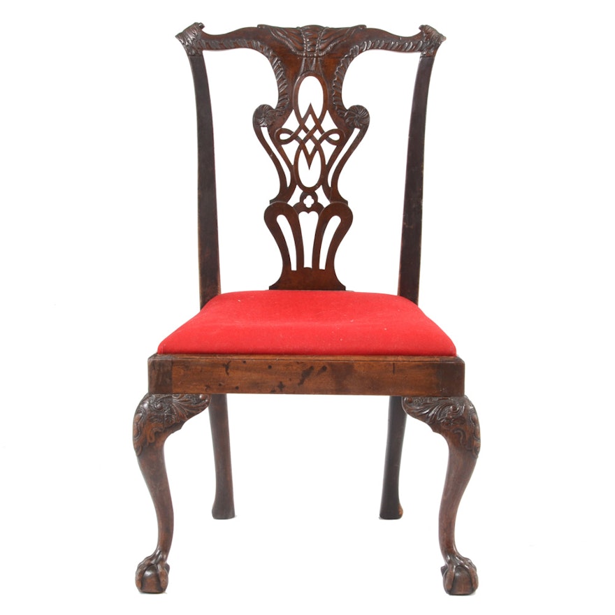 Chippendale Mahogany Side Chair