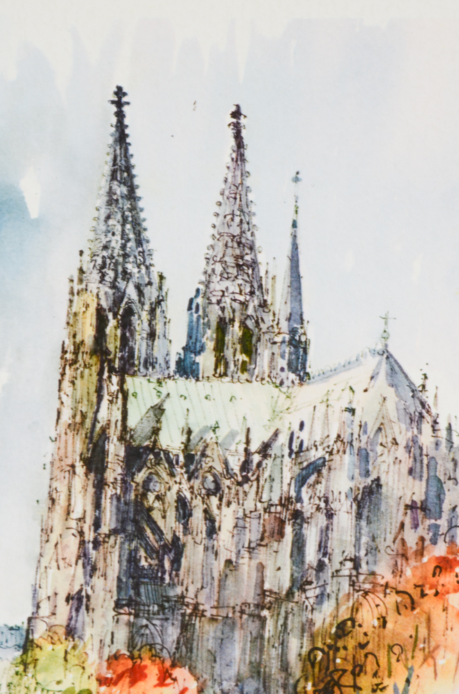 Jan Korthals Collection of Offset Lithographs Prints of City and Townscapes