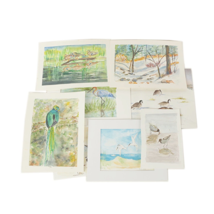 Collection of Original Watercolor Paintings