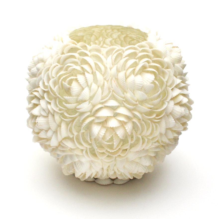 Frontgate Shell Rosettes Candle Holder
