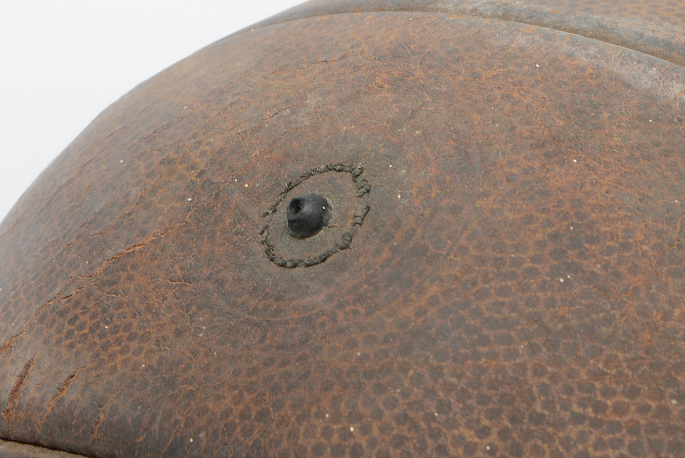 Early 1900s Lace-Up Leather Basketball