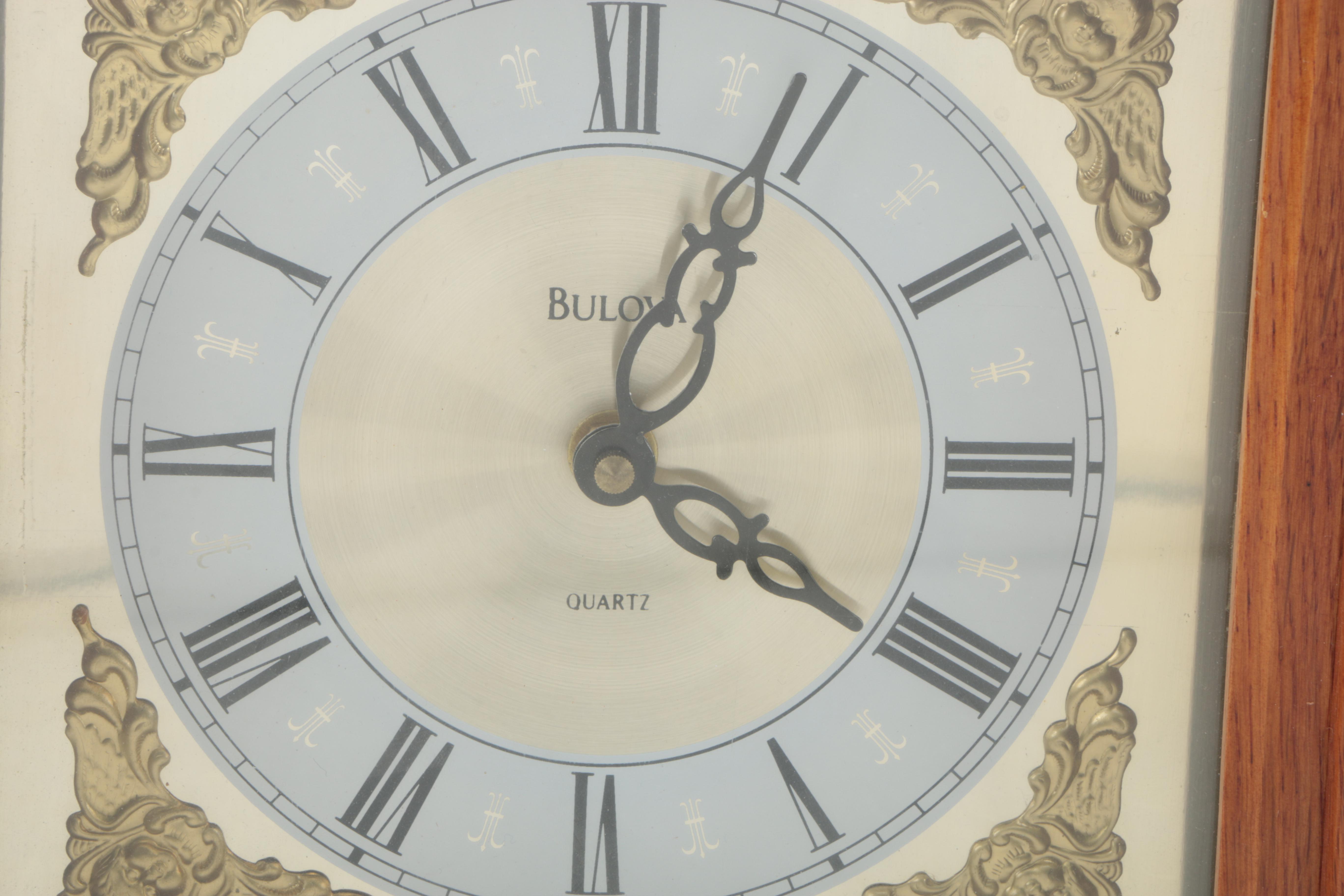 Bulova Carriage Clock and Jewelry Box