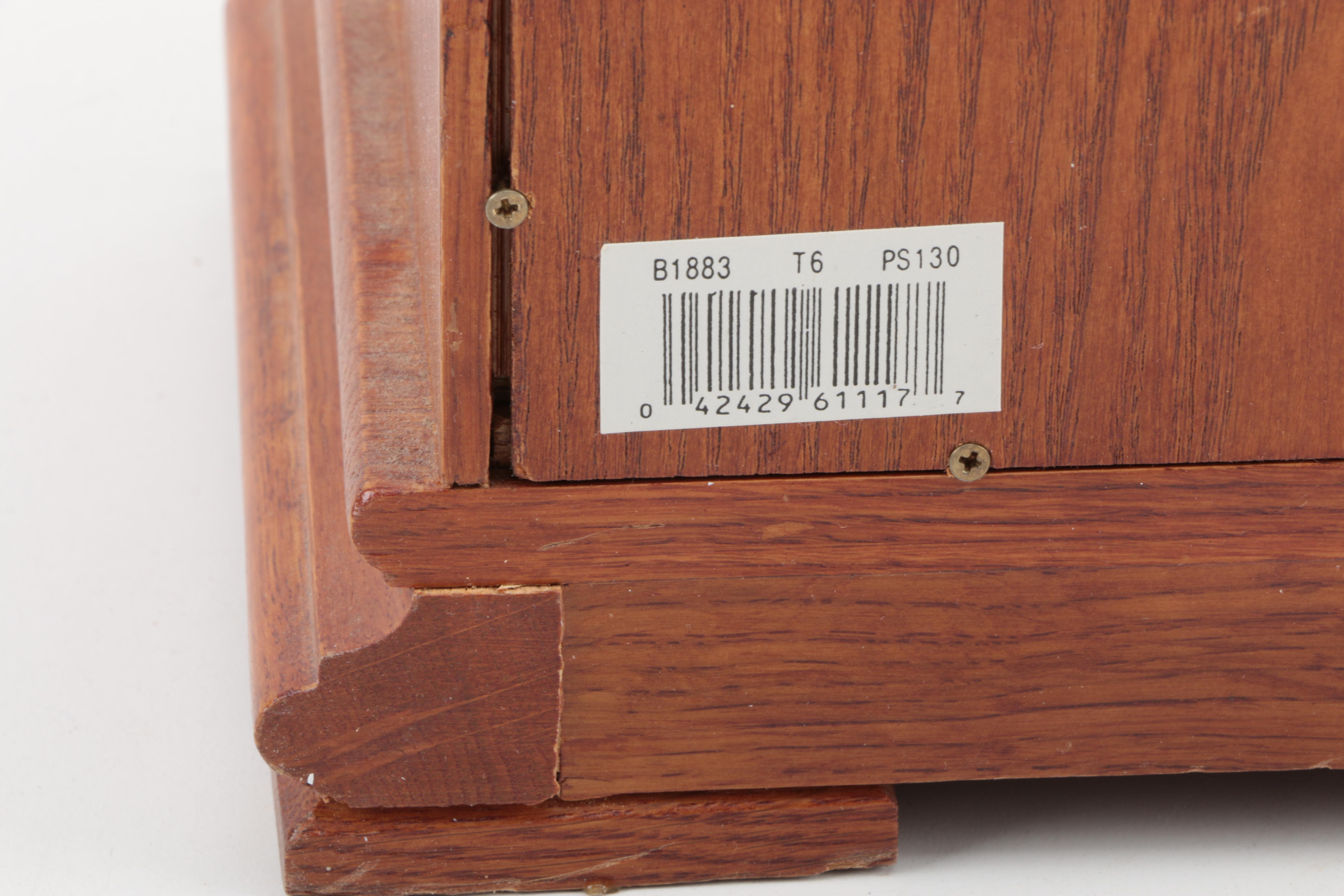 Bulova Carriage Clock and Jewelry Box