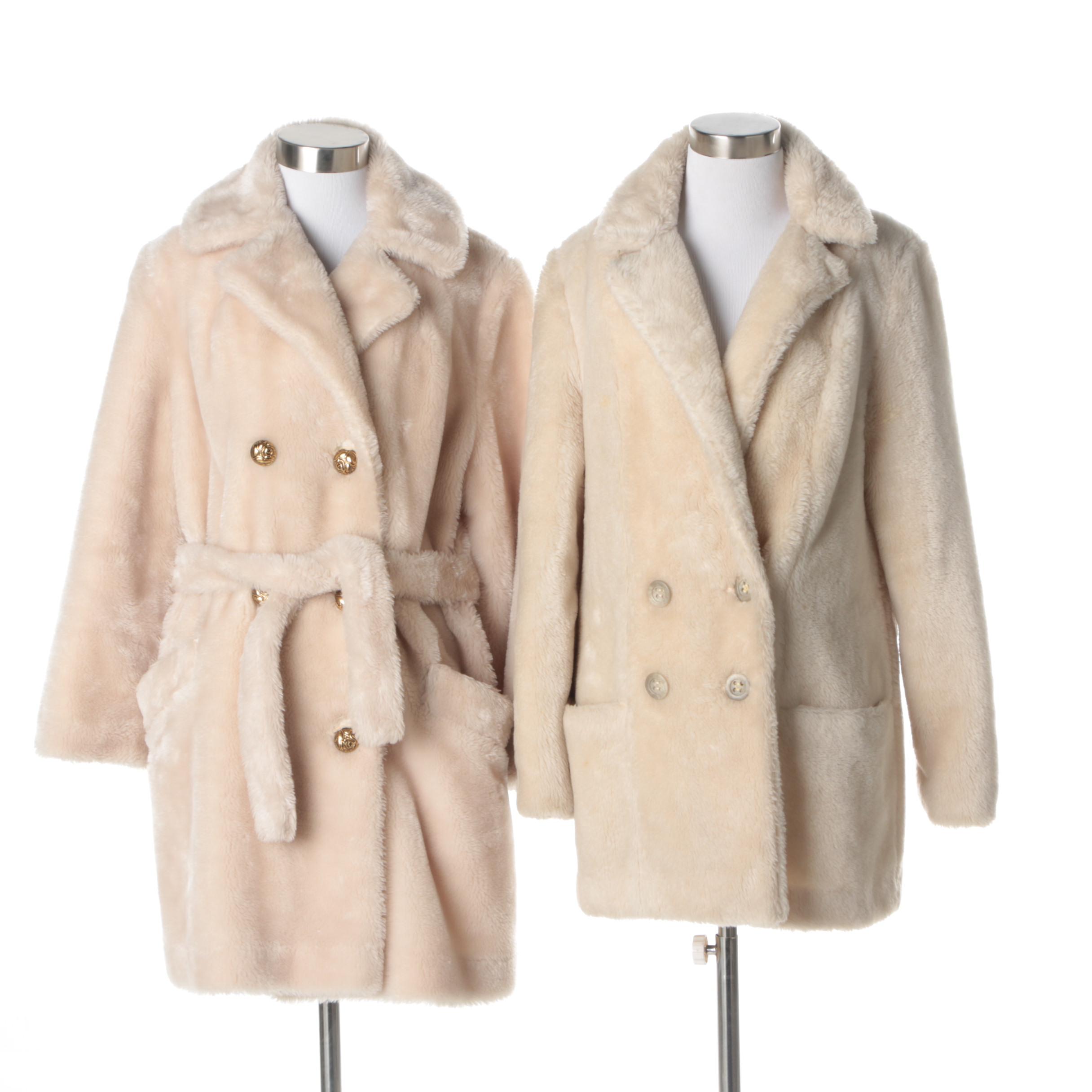 Women's Vintage Susan Lynn and White Stag Faux Fur Jackets