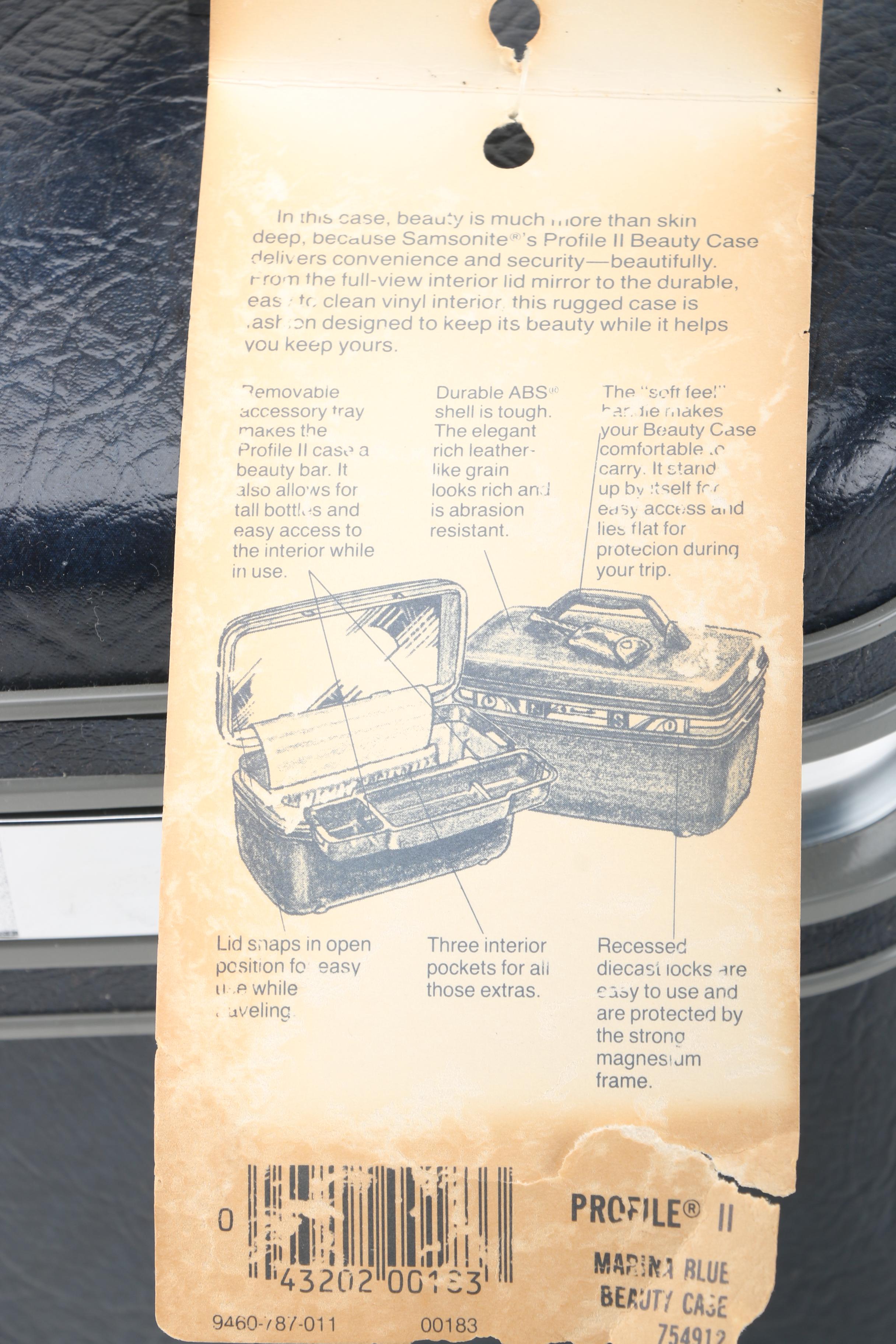 Vintage Samsonite "Profile II" Beauty Case