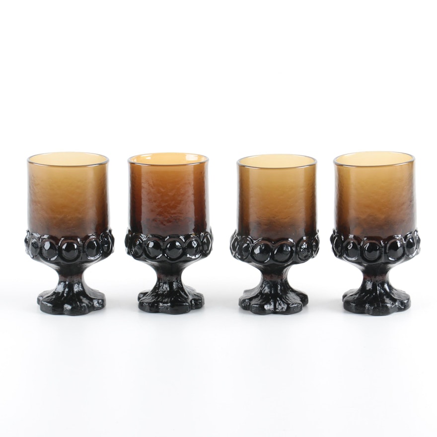 Franciscan Madeira Glass Goblet Set