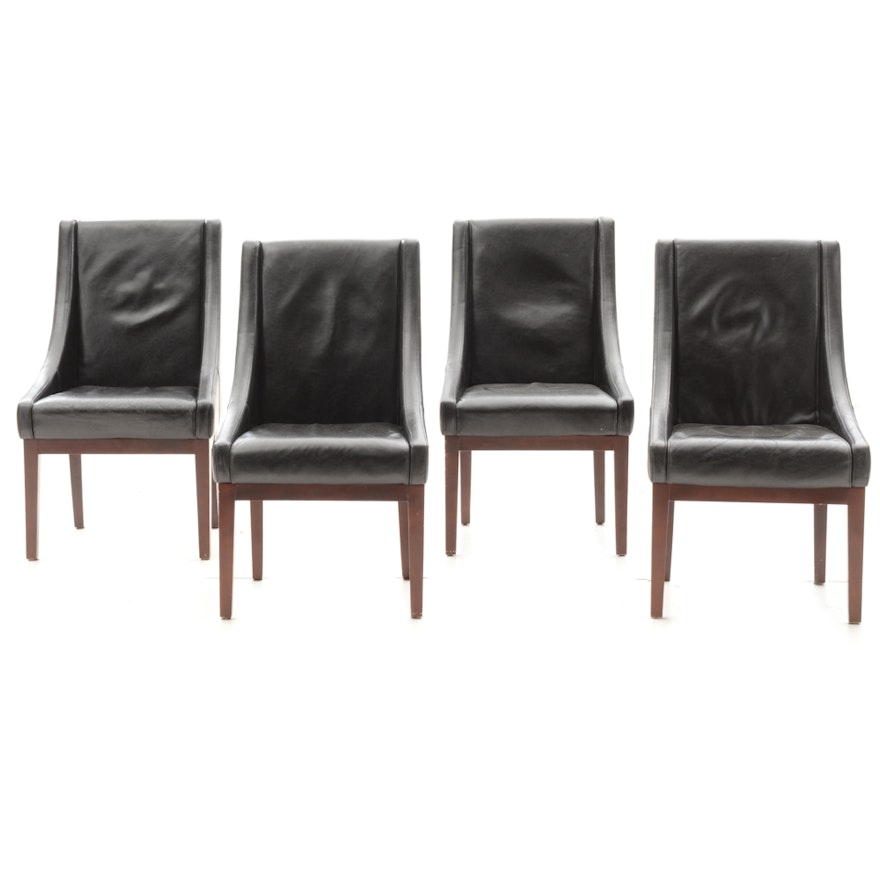Set of Contemporary Side Chairs, Arhaus Furniture