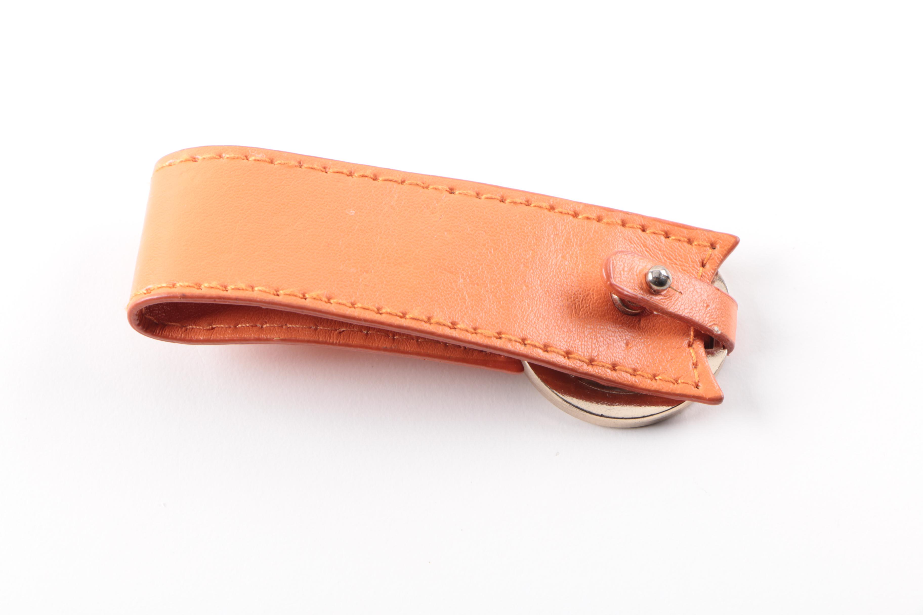 Orange Tone Jewelry Assortment Including Tory Burch Cuff Bracelet