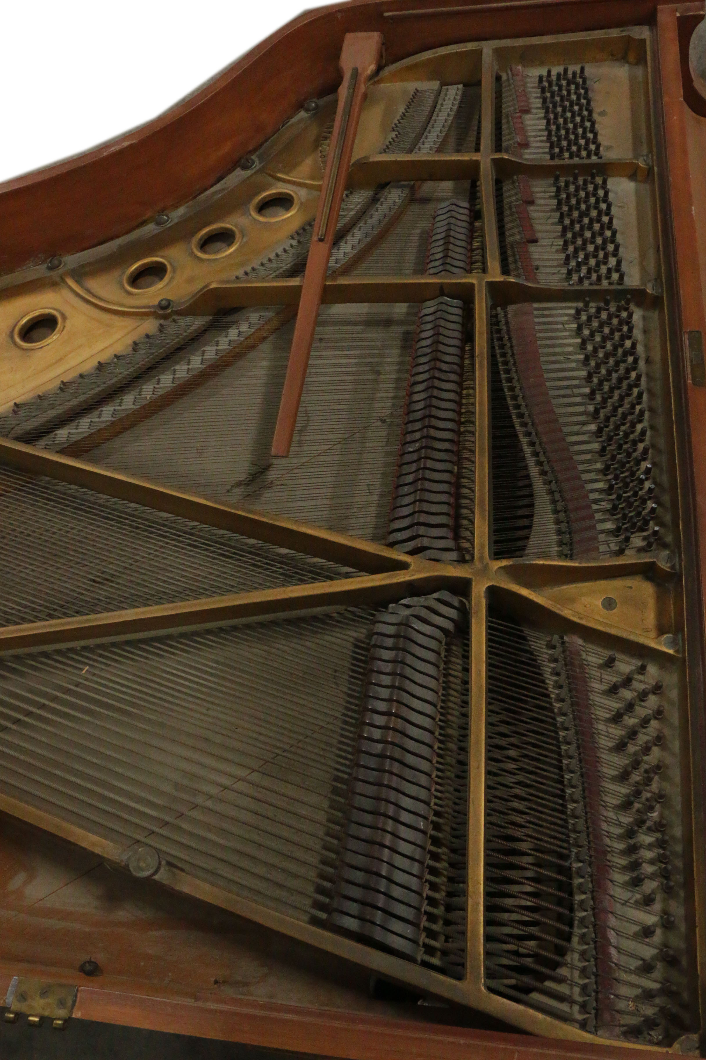 Disassembled C. Kurtzmann & Co. Baby Grand Piano