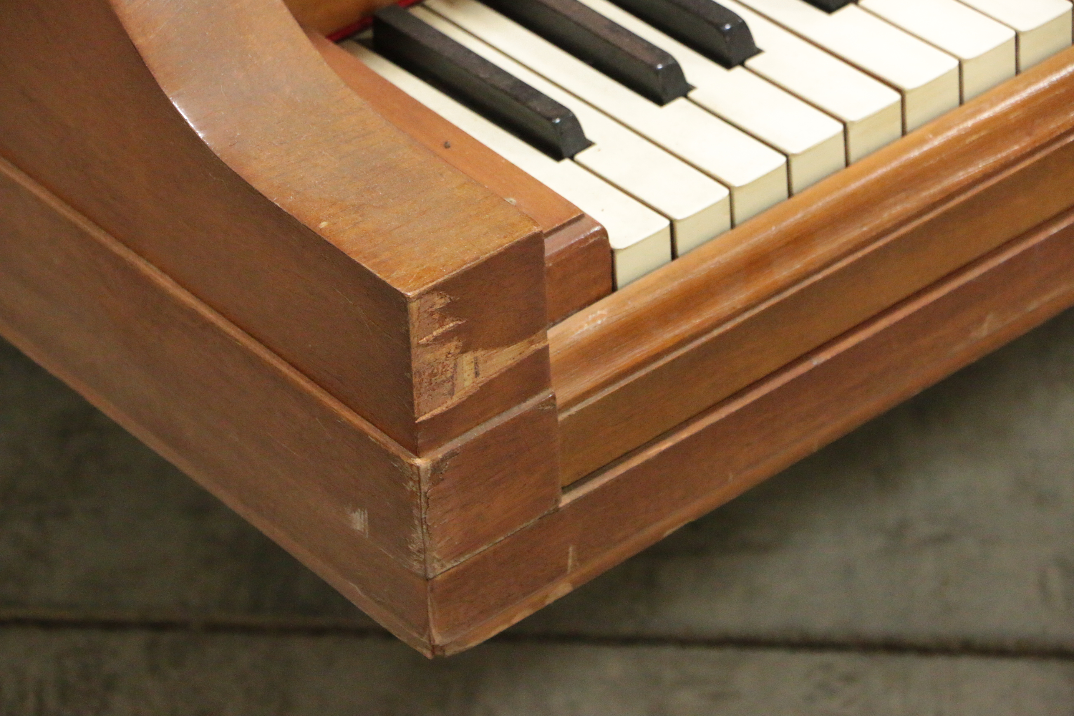 Disassembled C. Kurtzmann & Co. Baby Grand Piano