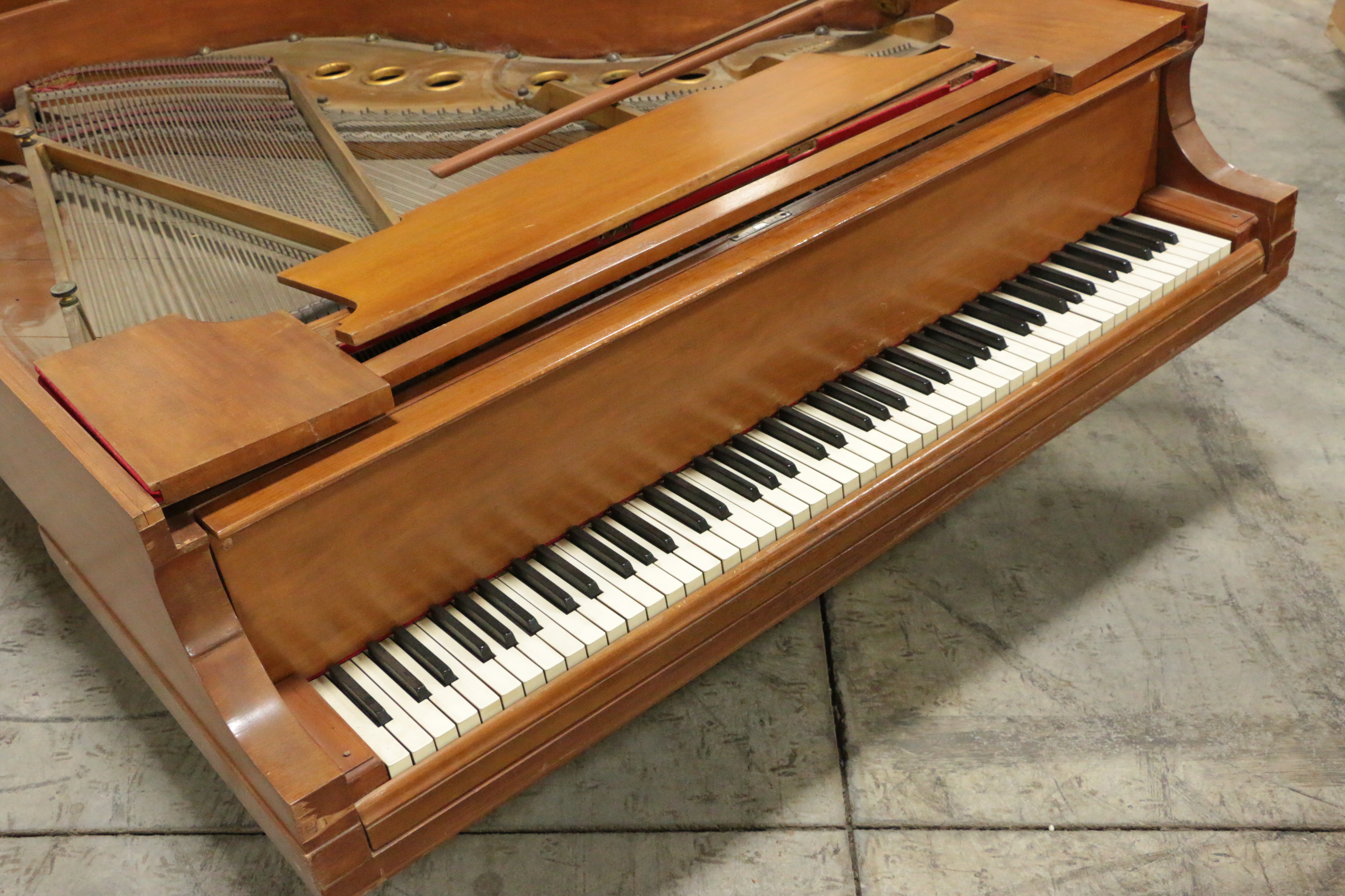 Disassembled C. Kurtzmann & Co. Baby Grand Piano