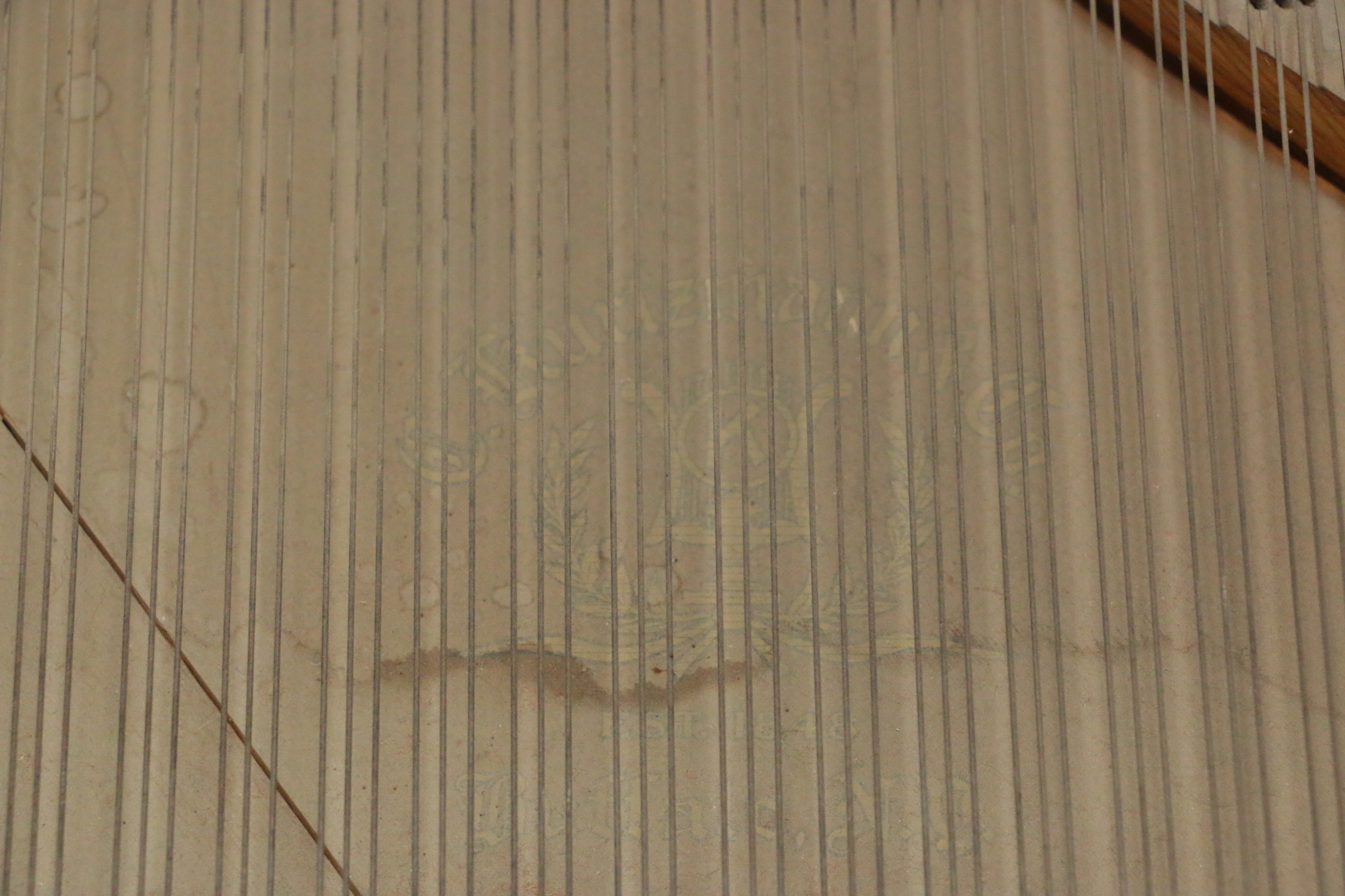 Disassembled C. Kurtzmann & Co. Baby Grand Piano