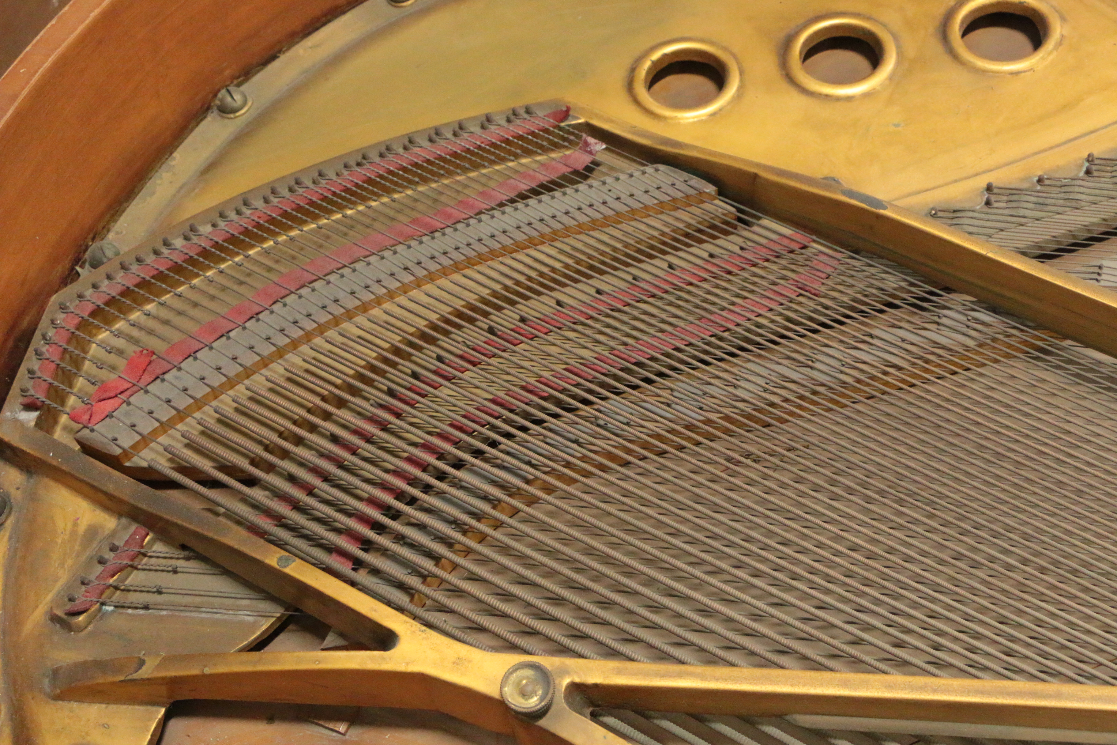 Disassembled C. Kurtzmann & Co. Baby Grand Piano