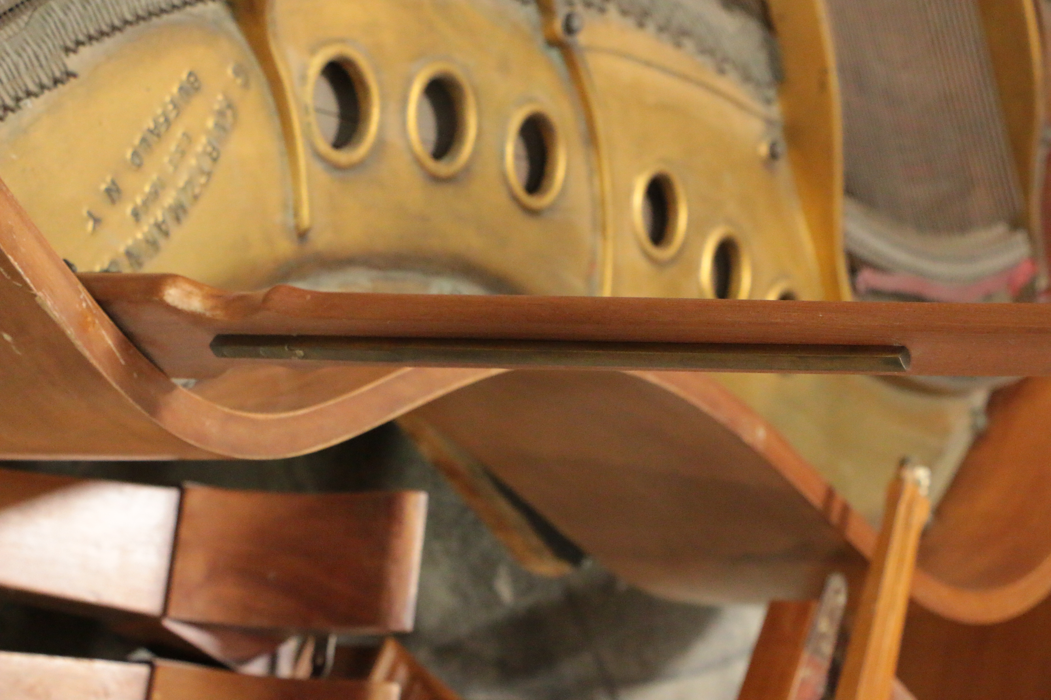 Disassembled C. Kurtzmann & Co. Baby Grand Piano