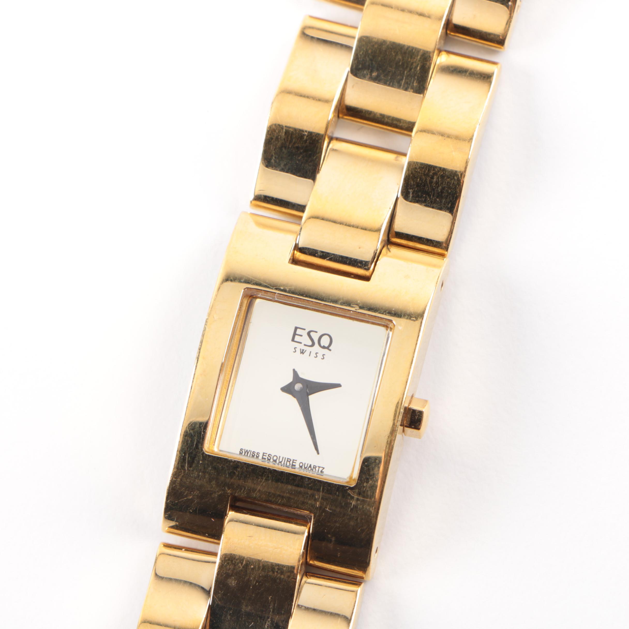 Esquire ESQ Gold Tone Watch