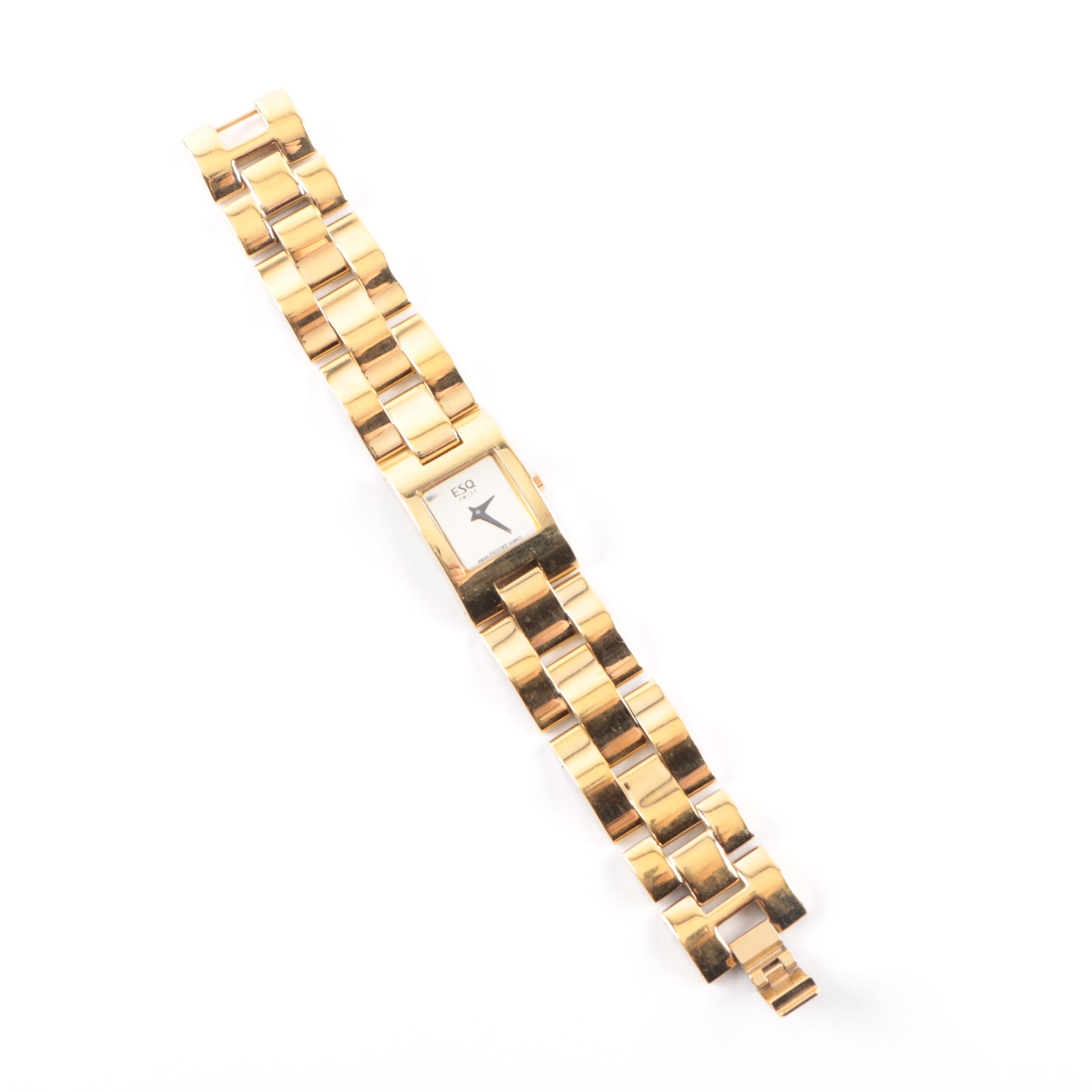 Esquire ESQ Gold Tone Watch