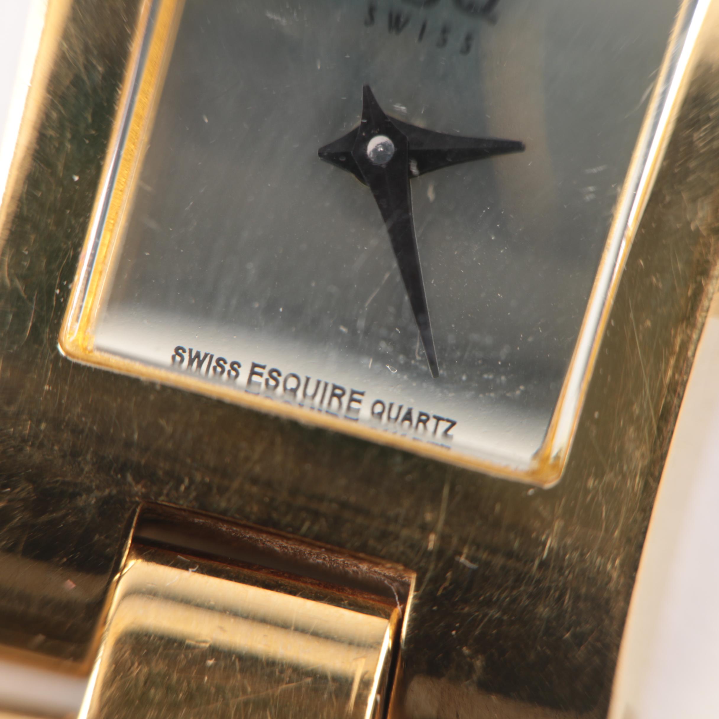 Esquire ESQ Gold Tone Watch