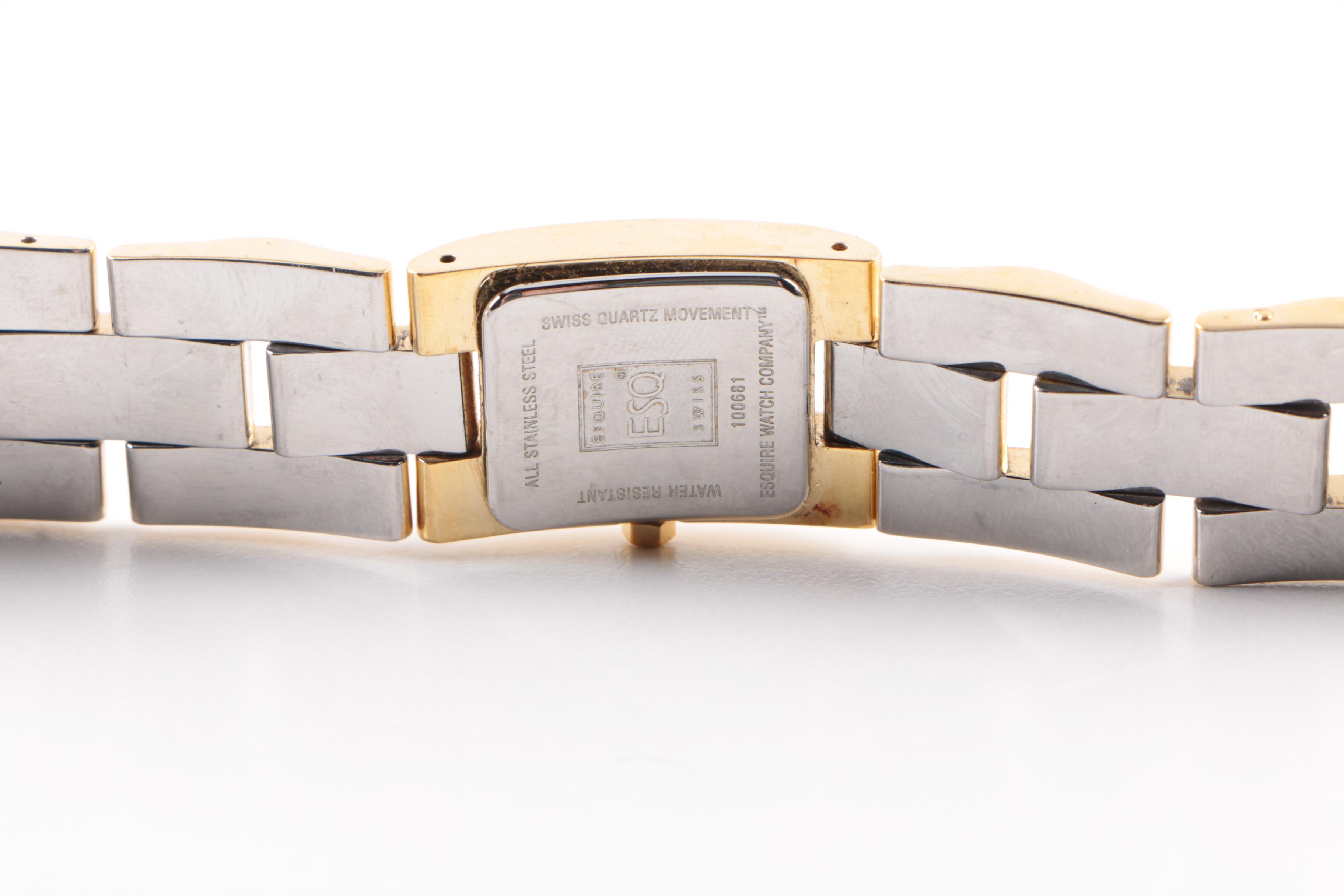 Esquire ESQ Gold Tone Watch