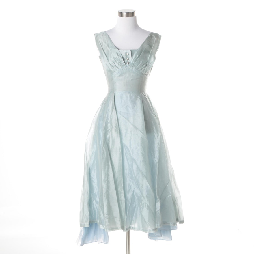 Circa 1950s Vintage Cocktail Dress