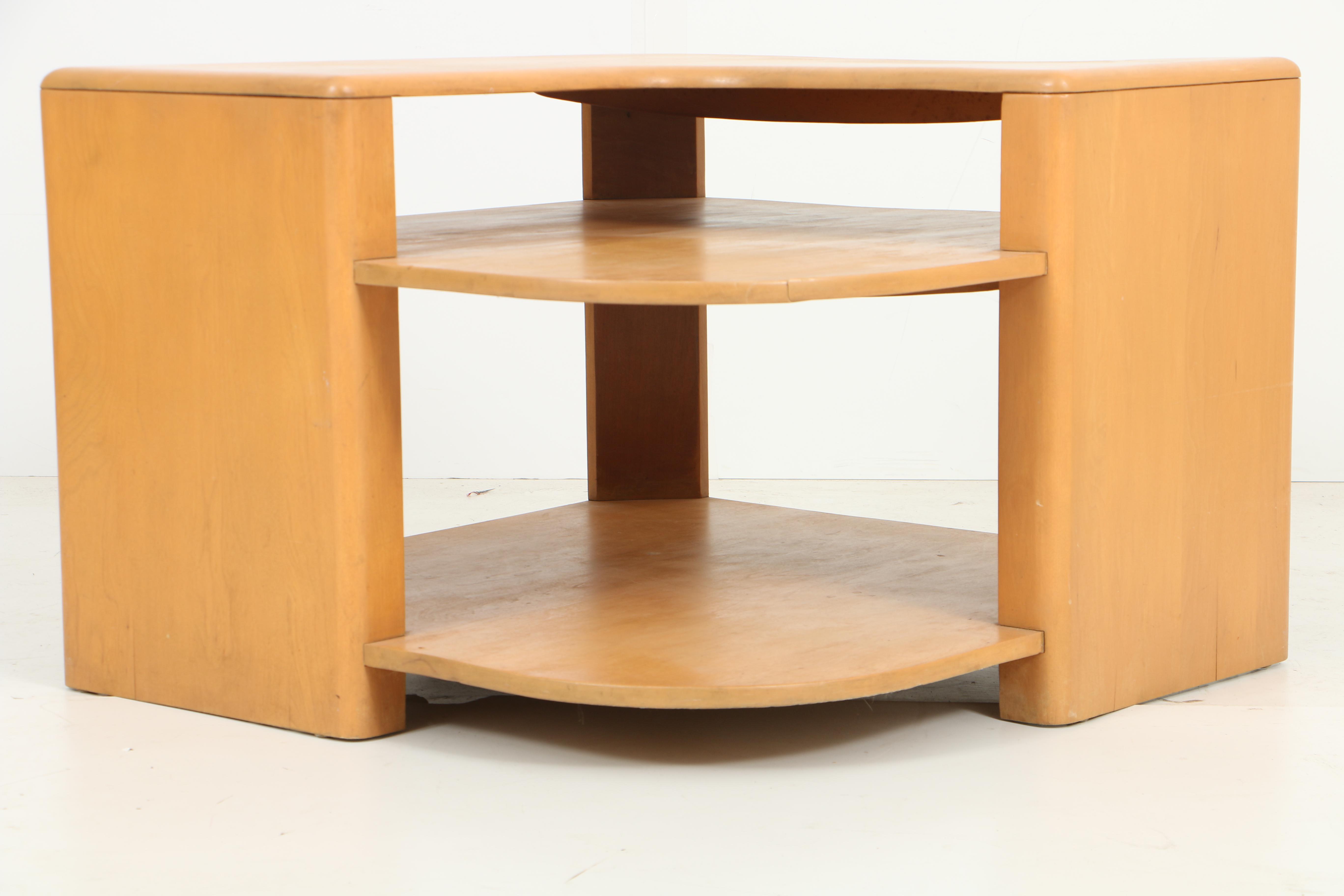 Mid Century Modern Corner Table by Heywood-Wakefield