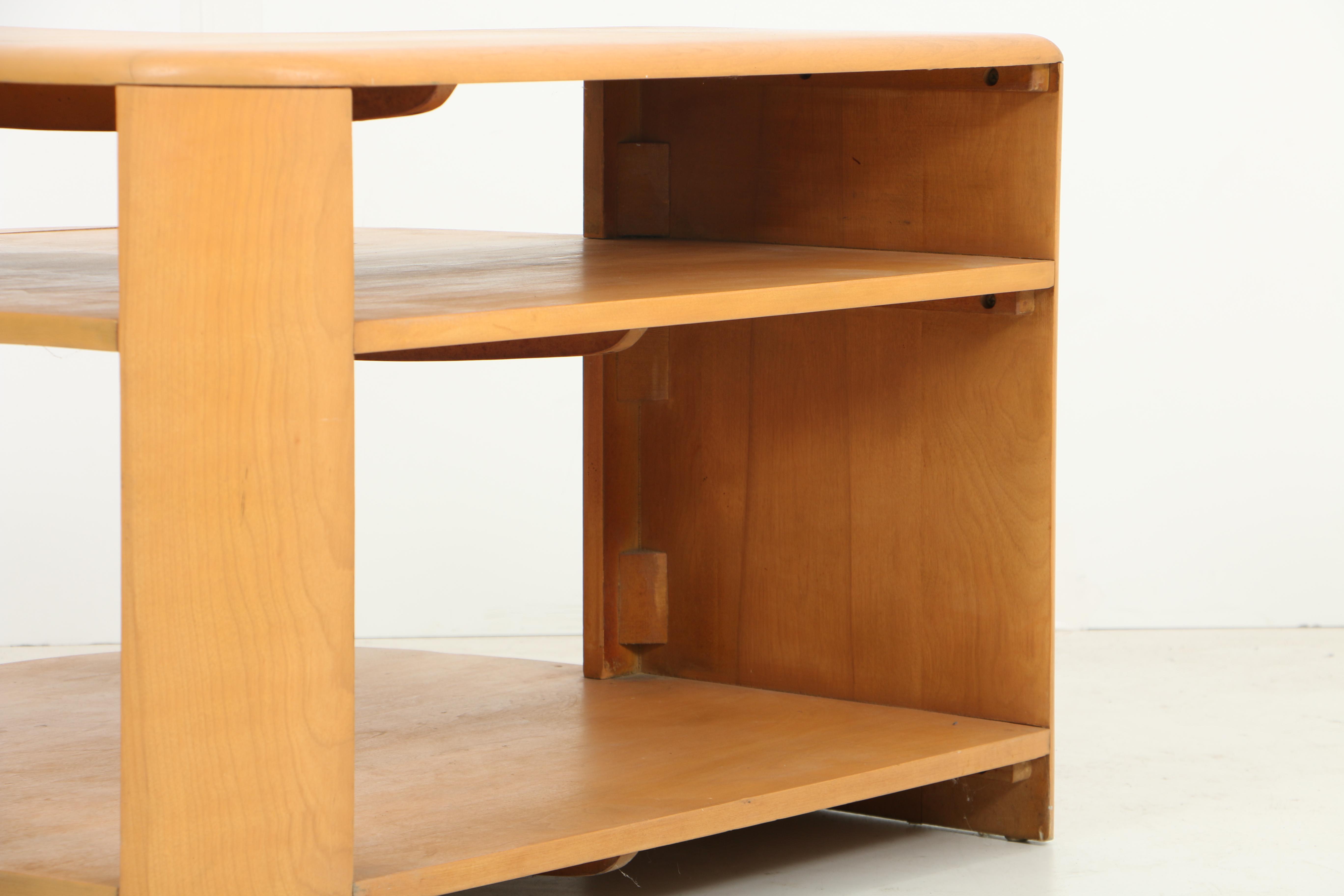 Mid Century Modern Corner Table by Heywood-Wakefield