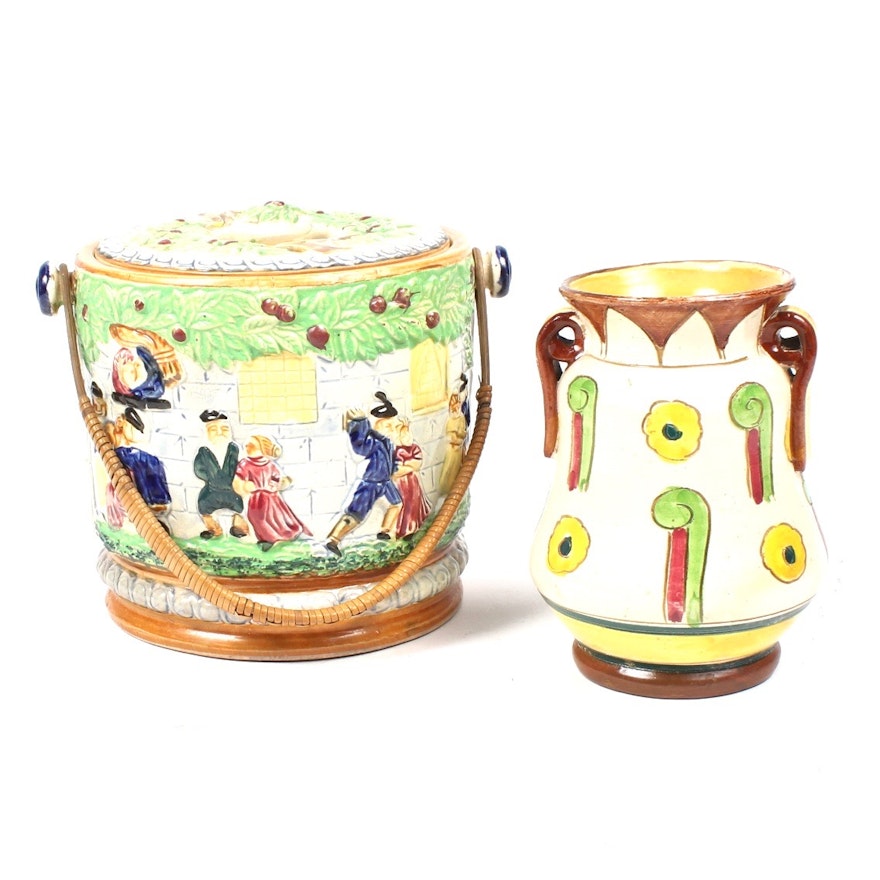Ceramic Jars from Italy and Japan