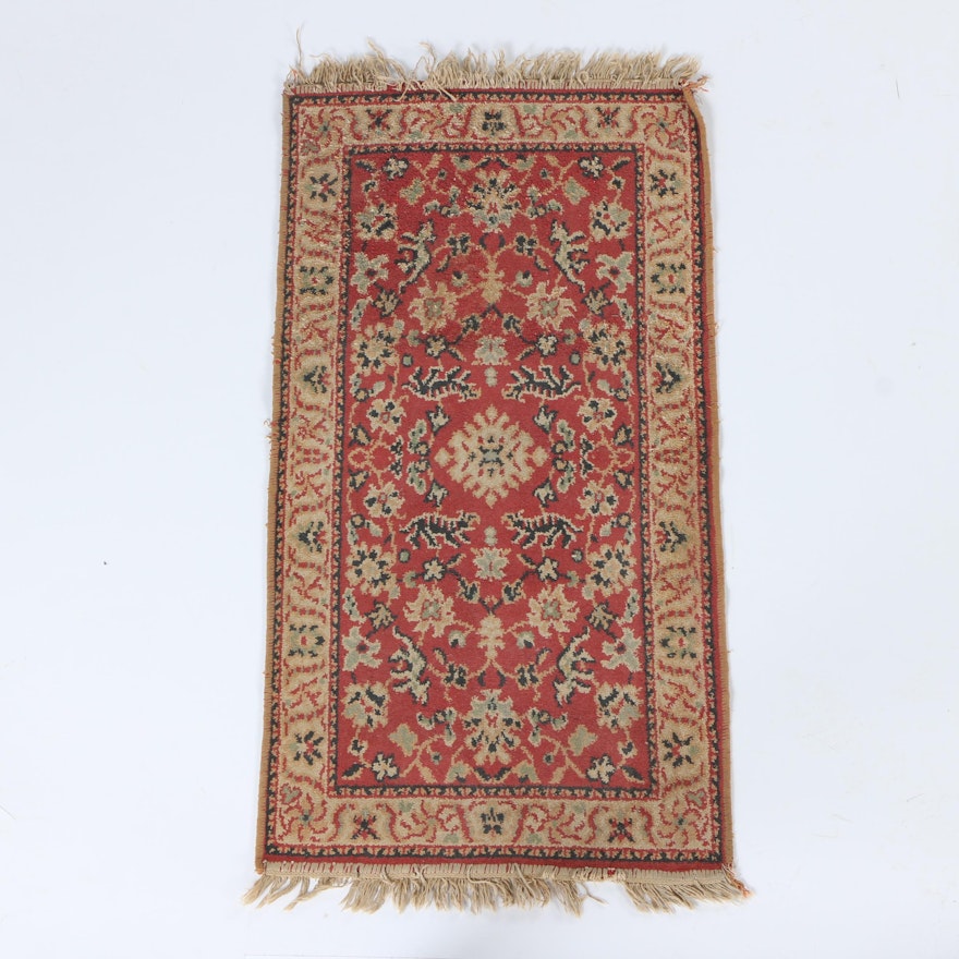 Power-Loomed Persian Style Wool Accent Rug