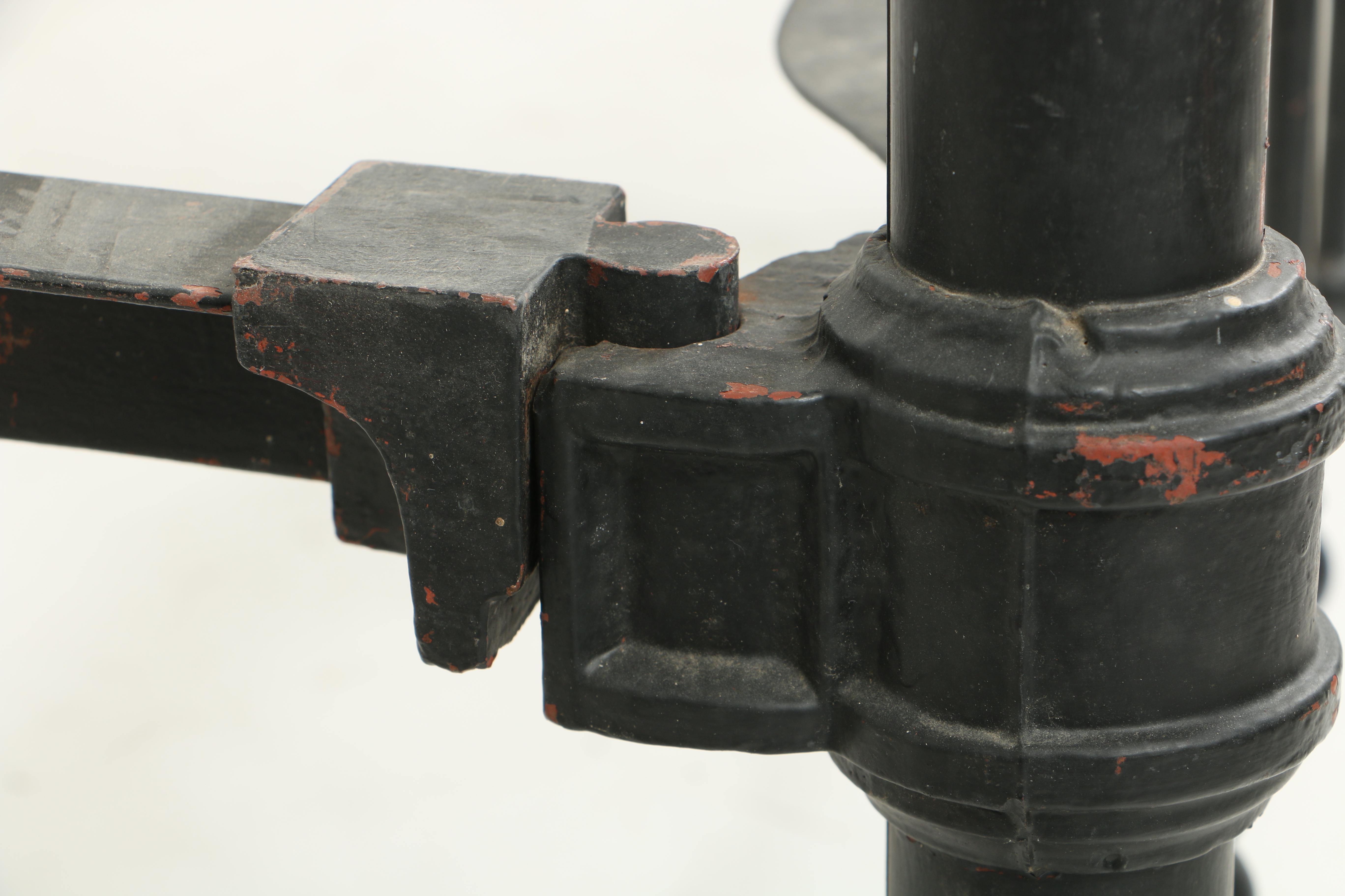 Antique Late Victorian Iron and Brass Bed Frame, Circa 1900